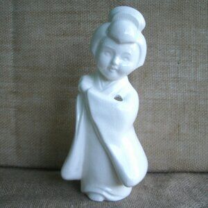 Vintage Geisha Girl Tiki Style Ceramic Mug